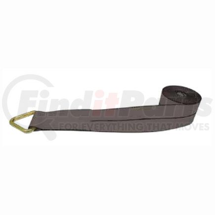 CC4308VRXD by QUALITY CHAIN - XD Armor Winch Strap, 4" x 30', with V-Ring