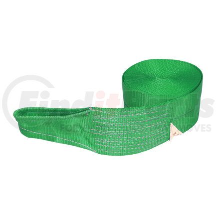 CC4305SLGR by QUALITY CHAIN - Winch Strap, 4" x 30', with Sewn Loop, Green