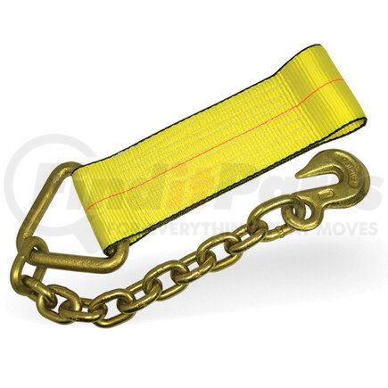 CC4612CX by QUALITY CHAIN - 4" x 12" Fixed End, with Chain Anchor & Bolt Hole