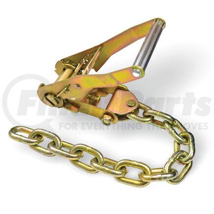 CC7030CA3 by QUALITY CHAIN - 2" Long Wide Handle Ratchet, with 12" of 3/8" G70 Chain Attached to Bolt