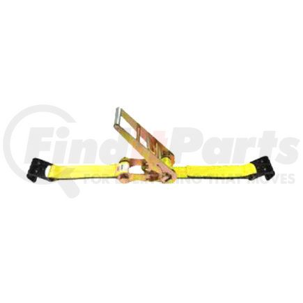 CC32760FH by QUALITY CHAIN - 3” x 27’ Ratchet Strap, with Flat Hooks