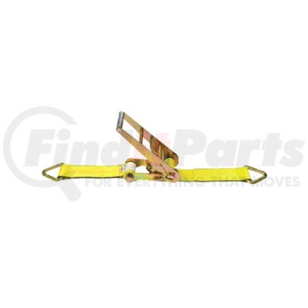 CC32760VR by QUALITY CHAIN - 3” x 27’ Ratchet Strap, with V-Rings
