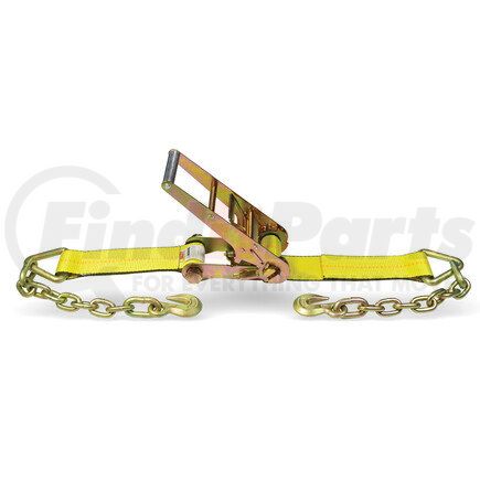 CC33060CX by QUALITY CHAIN - 3" x 30' Ratchet Strap, with Chain Anchors