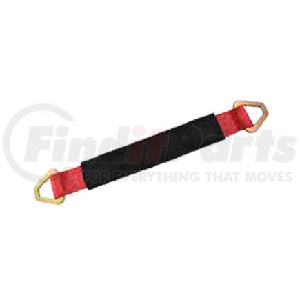 CCAS221R by QUALITY CHAIN - 2" x 21" Axle Strap, Red