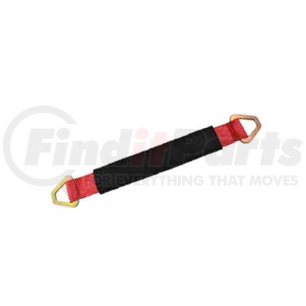 CCAS233R by QUALITY CHAIN - 2" x 33" Axle Strap, Red