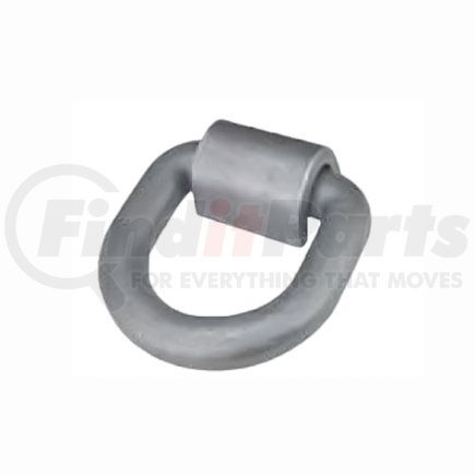 CCDR100FWS by QUALITY CHAIN - 1" Forged D-Ring, with Weld-On Clip (Short, 5" x 5")