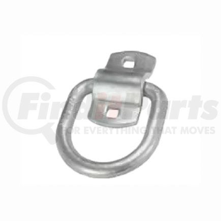 CCDR050FBSZ by QUALITY CHAIN - 1/2" Forged D-Ring, with Bolt-On Clip, Silver Zinc