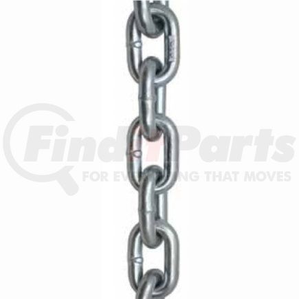 CCG301-200 by QUALITY CHAIN - 1/4” G30 Bulk Proof Coil Chain, Per Foot, Silver Zinc