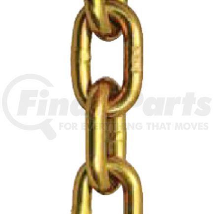 CCG701 by QUALITY CHAIN - 1/4" G70 Bulk Transport Chain, Per Foot, Yellow Zinc