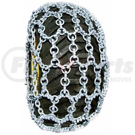 TR505021 by QUALITY CHAIN - Loader/Grader, Trygg Beaver, Net Style, Forged Grousers with 18x18mm Square Studs, 13mm Connecting Rings