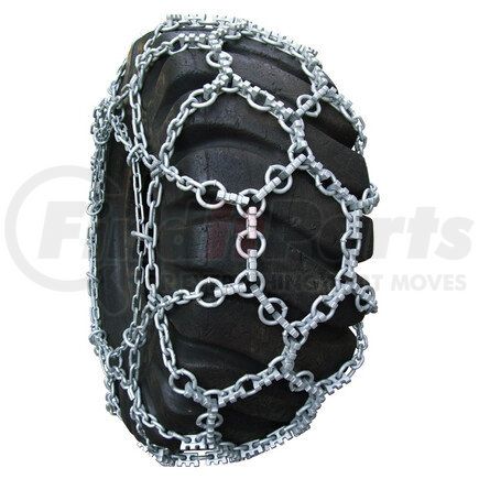 TR506052 by QUALITY CHAIN - Loader/Grader, Trygg Lynx, Net Style, Forged Plates with 22x22mm Square Studs, 13mm Connecting Rings