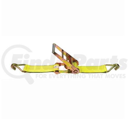 CC32760WH by QUALITY CHAIN - 3” x 27’ Ratchet Strap, with Wire Hooks