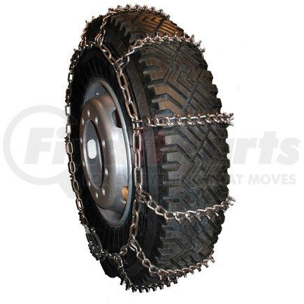 TR460222 by QUALITY CHAIN - Studded Link, Ladder Style, 4-Link Spacing, 8mm, Non-Cam, Commercial Truck, Trygg Studded Truck