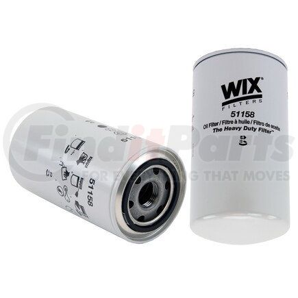 51158 by WIX FILTERS - Spin-On Lube Filter