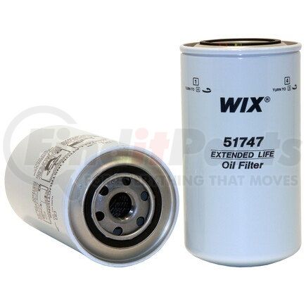 51747 by WIX FILTERS - WIX Spin-On Lube Filter