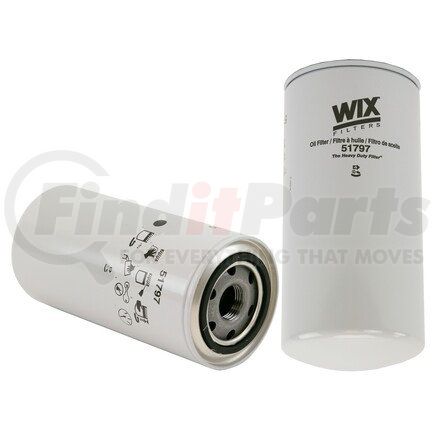 51797 by WIX FILTERS - WIX Spin-On Lube Filter