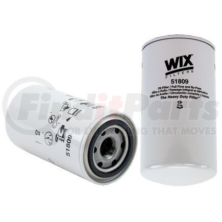 51809 by WIX FILTERS - WIX Spin-On Lube Filter