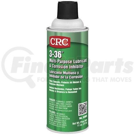03005 by CRC - CRC 3-36 Multi-Purpose Lubricant & Corrosion Inhibitor - 16 oz Aerosol Can - 03005 - Pkg Qty 12