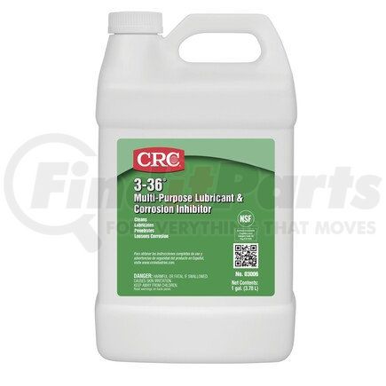 03006 by CRC - CRC 3-36&#174; Multi-Purpose Lubricant & Corrosion Inhibitor, 1 Gallon, Bottle, Petroleum
