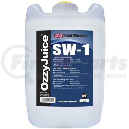 14156 by CRC - Degreaser - SmartWasher OzzyJuice, SW-1, 5 Gallon, Cleaning Solution