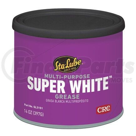 SL3151 by CRC - Super White™ Multi-Purpose Lithium Grease, 14 Wt Oz
