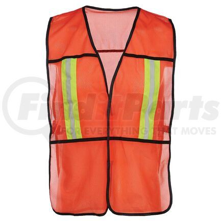 65205 by JJ KELLER - SAFEGEAR™ Hi-Vis Universal Safety Vest - Orange, Hook & Loop