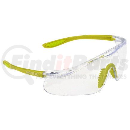 66181 by JJ KELLER - SAFEGEAR™ Optical 1 Safety Glasses - Lime Green Arms