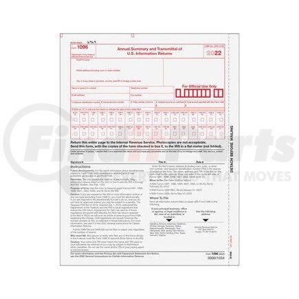 67971 by JJ KELLER - 1096 Transmittal Form