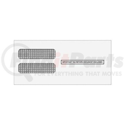 67977 by JJ KELLER - 3-Up, Blank Side Perforation W-2 Tax Form, Double Window, Self Seal Envelope