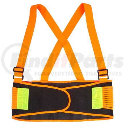 65108 by JJ KELLER - SAFEGEAR™ Hi-Vis Back Support Brace - 2X-Large, Spandex