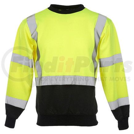 65167 by JJ KELLER - SAFEGEAR™ Hi-Vis Type R Class 3 Crew Neck Sweatshirt - 3XL