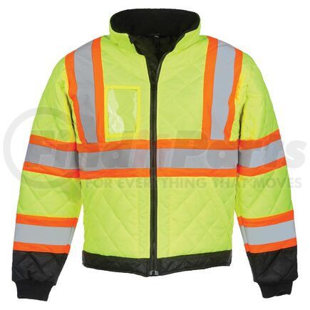 65198 by JJ KELLER - SAFEGEAR™ Hi-Vis Freezer Jacket Type R Class 3 - Large Jacket