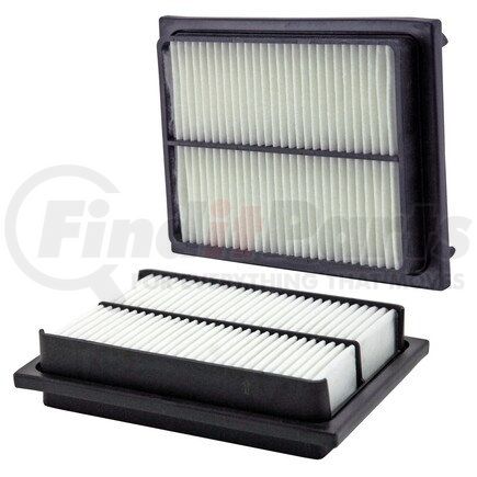 24469 by WIX FILTERS - Cabin Air Filter - Synthetic Media, 1.99" H, 6.54" W, 8.86" L (Komatsu, Hitachi)