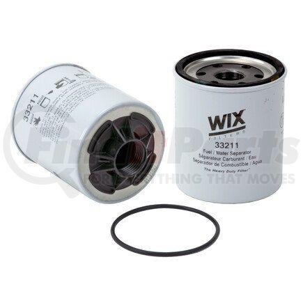33211 by WIX FILTERS - WIX Spin On Fuel Water Separator w/ Open End Bottom