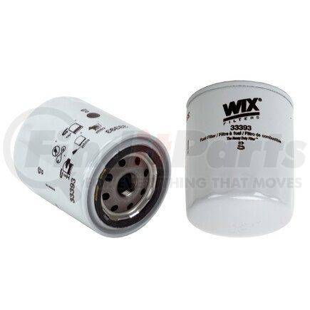 33393 by WIX FILTERS - WIX Spin-On Fuel Filter - Enhanced Cellulose, Compatible with Ditch Witch 153829