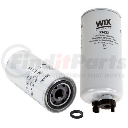 33422 by WIX FILTERS - WIX Spin-On Fuel/Water Separator Filter