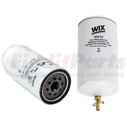 33418 by WIX FILTERS - WIX Spin-On Fuel/Water Separator Filter