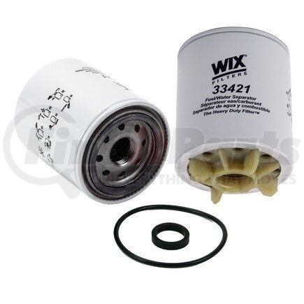 33421 by WIX FILTERS - WIX Spin On Fuel Water Separator w/ Open End Bottom
