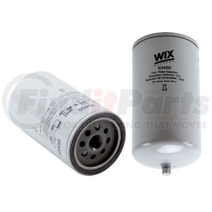 33450 by WIX FILTERS - WIX Spin-On Fuel/Water Separator Filter