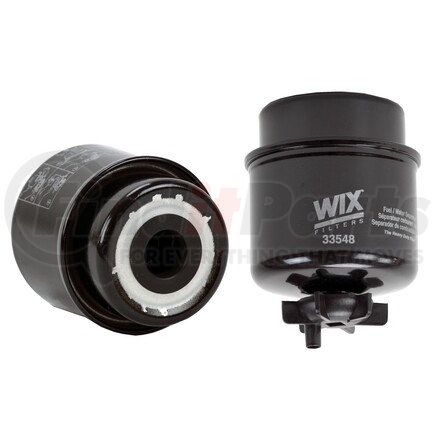 33548 by WIX FILTERS - Fuel Water Separator Filter - 5 Micron, Keyway Style, Plastc Ends