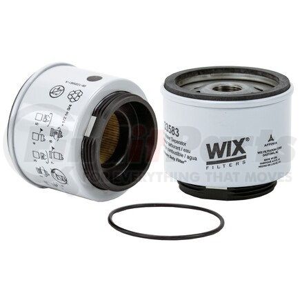 33583 by WIX FILTERS - WIX Spin On Fuel Water Separator w/ Open End Bottom