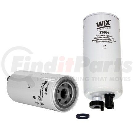33604 by WIX FILTERS - WIX Spin-On Fuel/Water Separator Filter