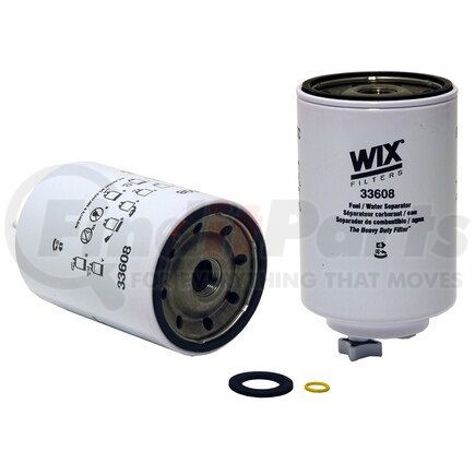 33608 by WIX FILTERS - WIX Spin-On Fuel/Water Separator Filter