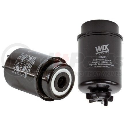 33638 by WIX FILTERS - Fuel Water Separator Filter - 30 Micron, Keyway Style, 5.77 in. Height