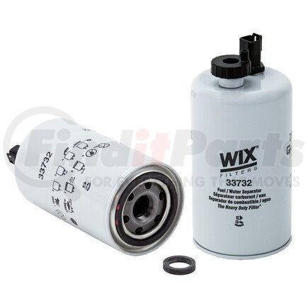33732 by WIX FILTERS - WIX Spin-On Fuel/Water Separator Filter