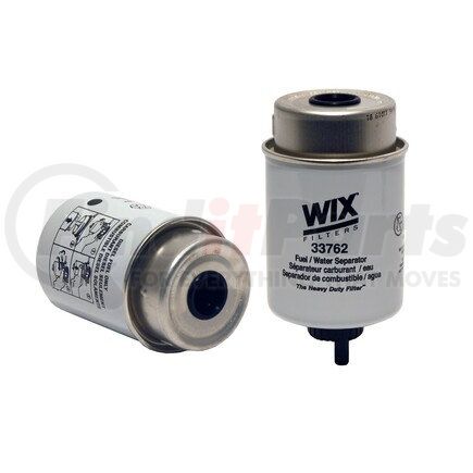 33762 by WIX FILTERS - Fuel Water Separator Filter - 5 Micron, Keyway Style, Full Flow