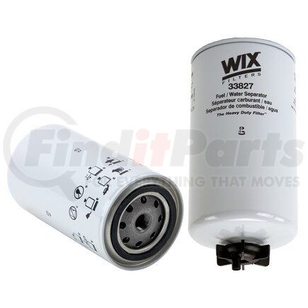 33827 by WIX FILTERS - WIX Spin-On Fuel/Water Separator Filter