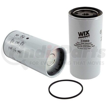 33969 by WIX FILTERS - WIX Spin On Fuel Water Separator w/ Open End Bottom
