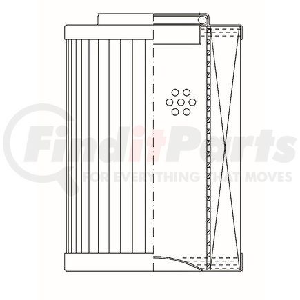 W01AG866 by WIX FILTERS - WIX INDUSTRIAL HYDRAULICS Cartridge Hydraulic Metal Canister Filter