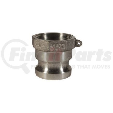 200-A-AL by DIXON VALVE & COUPLING - Cam and Groove Coupling - Type A Adapter x Female NPT, 250 PSI, 356T6 Aluminum